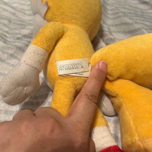 Sonic The Hedgehog Yellow Tails Sega Toy Factory 12" Plush - Picture 3 of 4